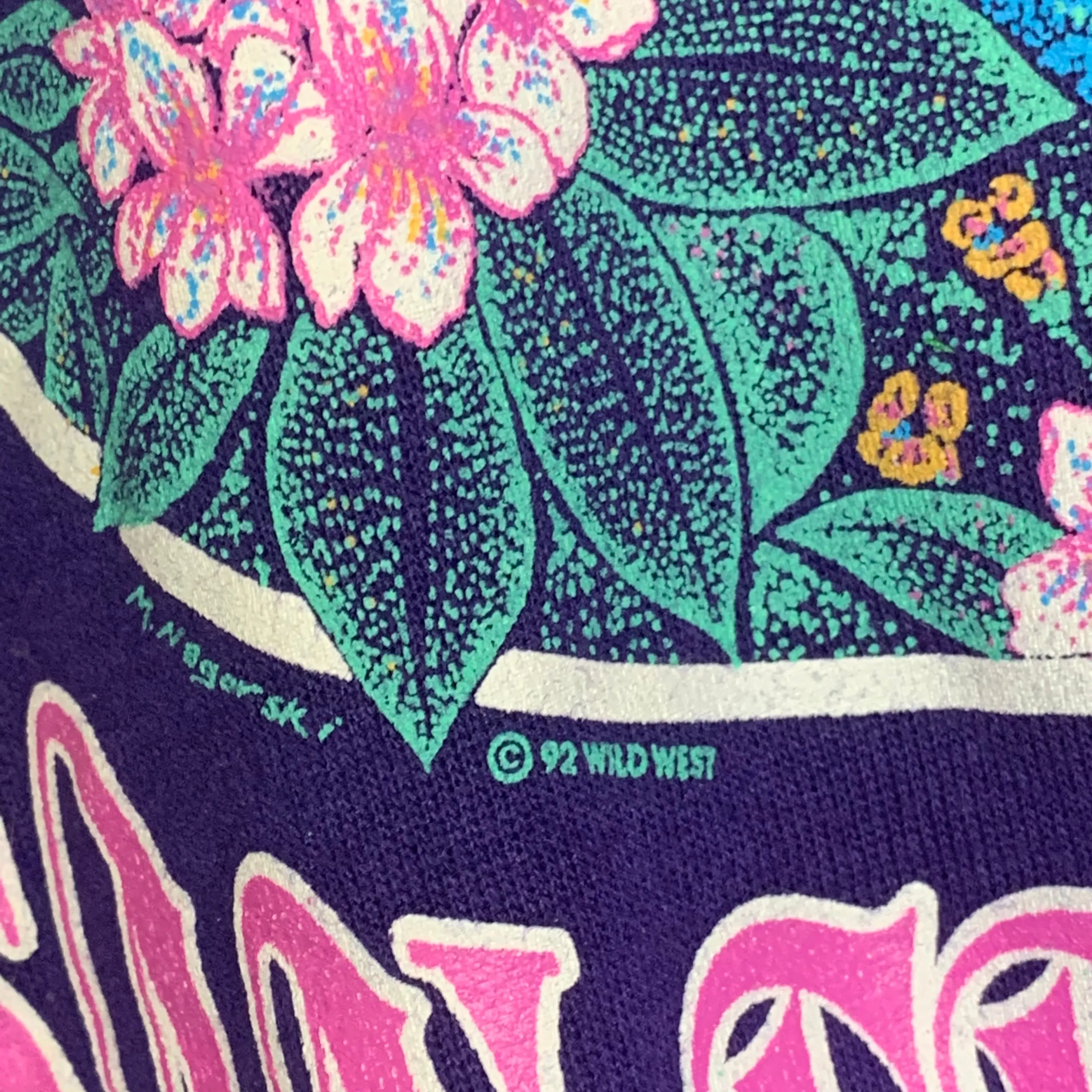 "1 of 1" San Francisco Patchwork Pattern Sweater (M)