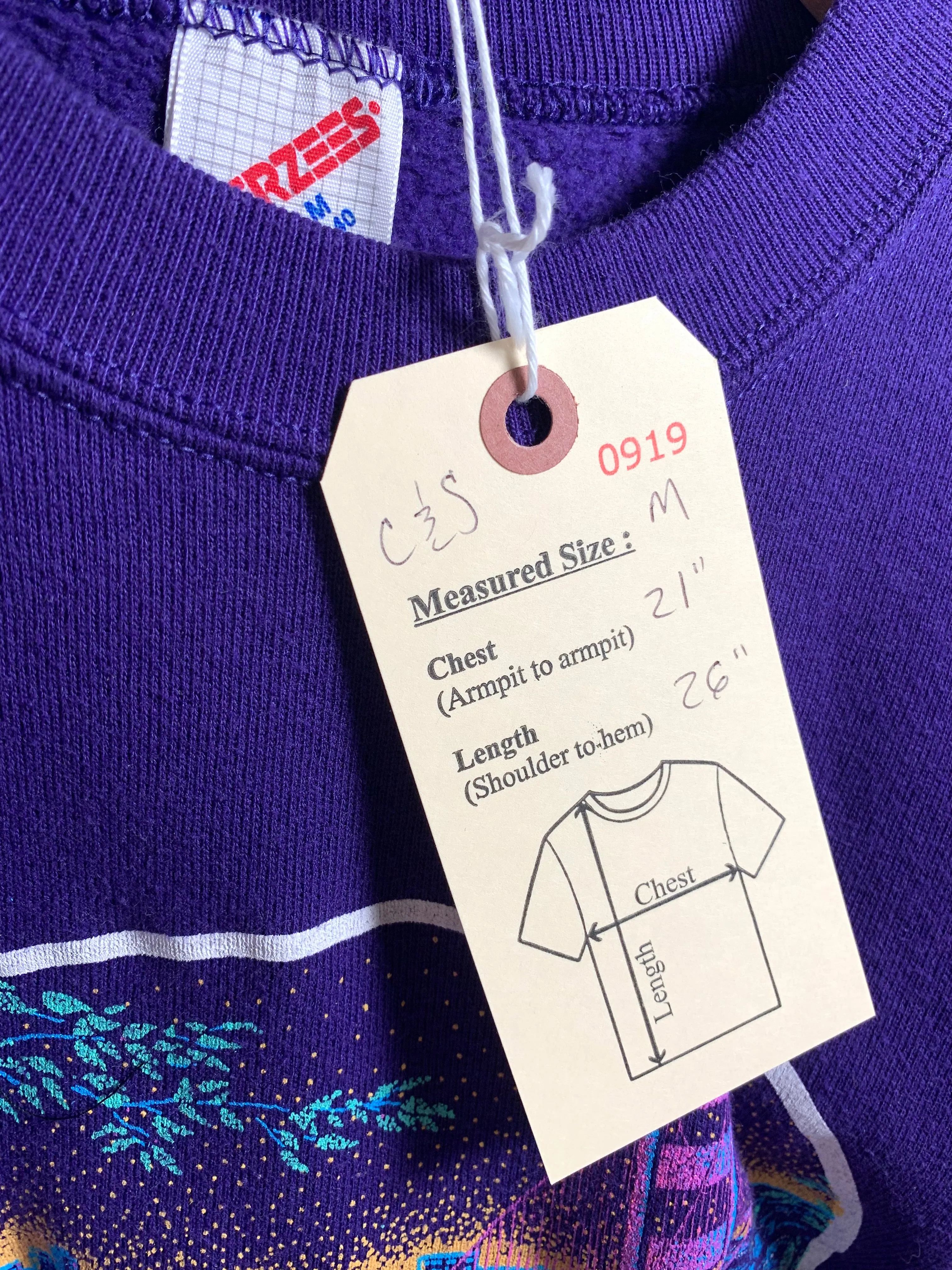 "1 of 1" San Francisco Patchwork Pattern Sweater (M)