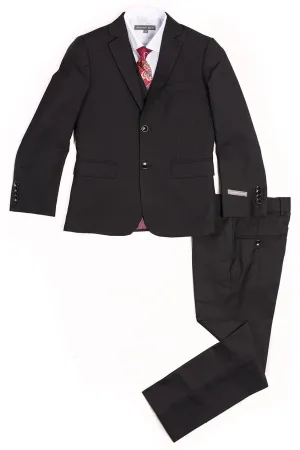 "Austin" Kids Black 5-Piece Suit