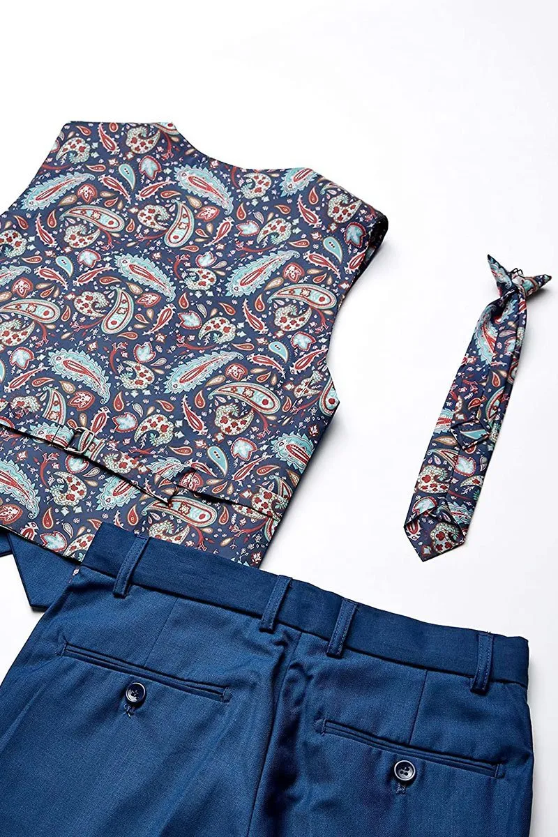 "Austin" Kids Cobalt 5-Piece Suit
