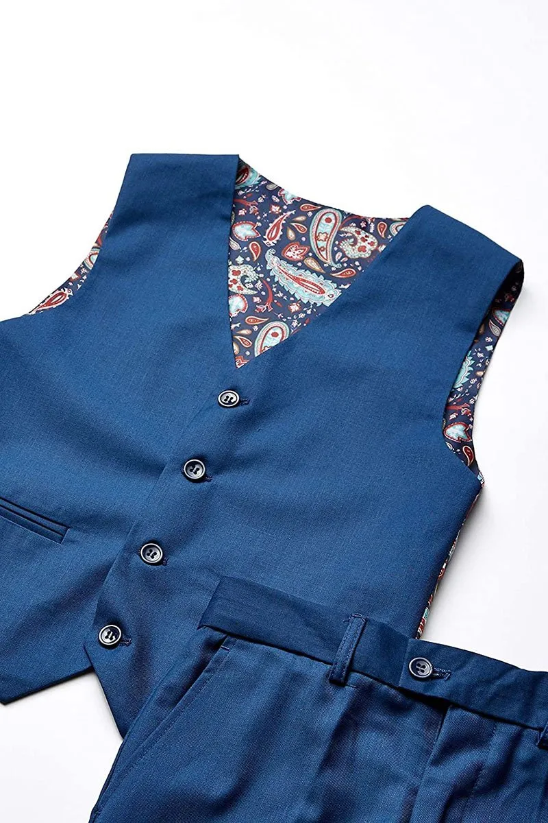 "Austin" Kids Cobalt 5-Piece Suit