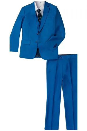 "Austin" Kids Ocean Blue 5-Piece Suit