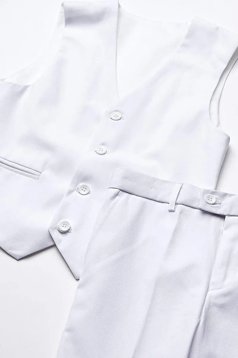 "Austin" Kids White 5-Piece Suit
