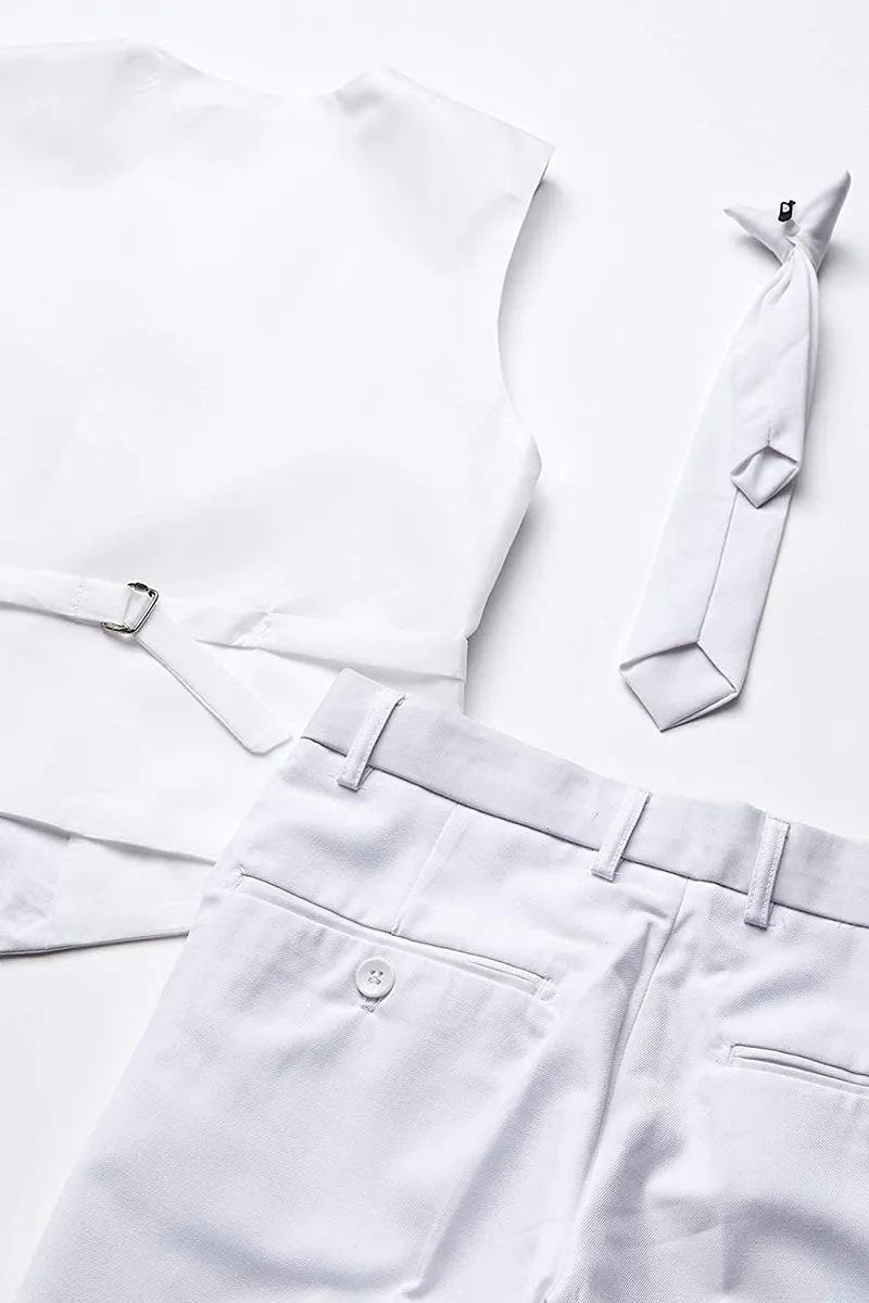 "Austin" Kids White 5-Piece Suit