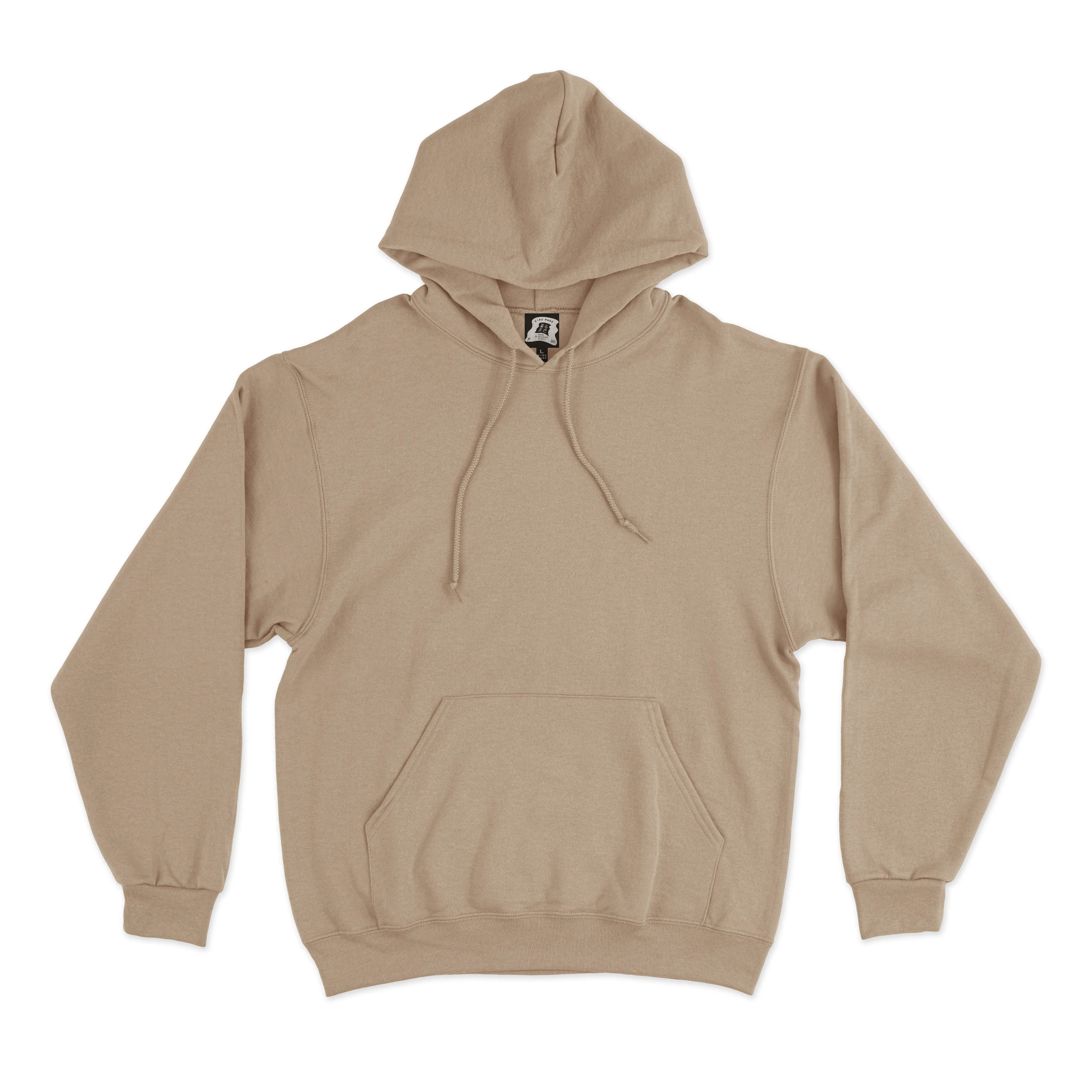 "Colorful Crush" Fleece Hoodie Beige/Light Pink