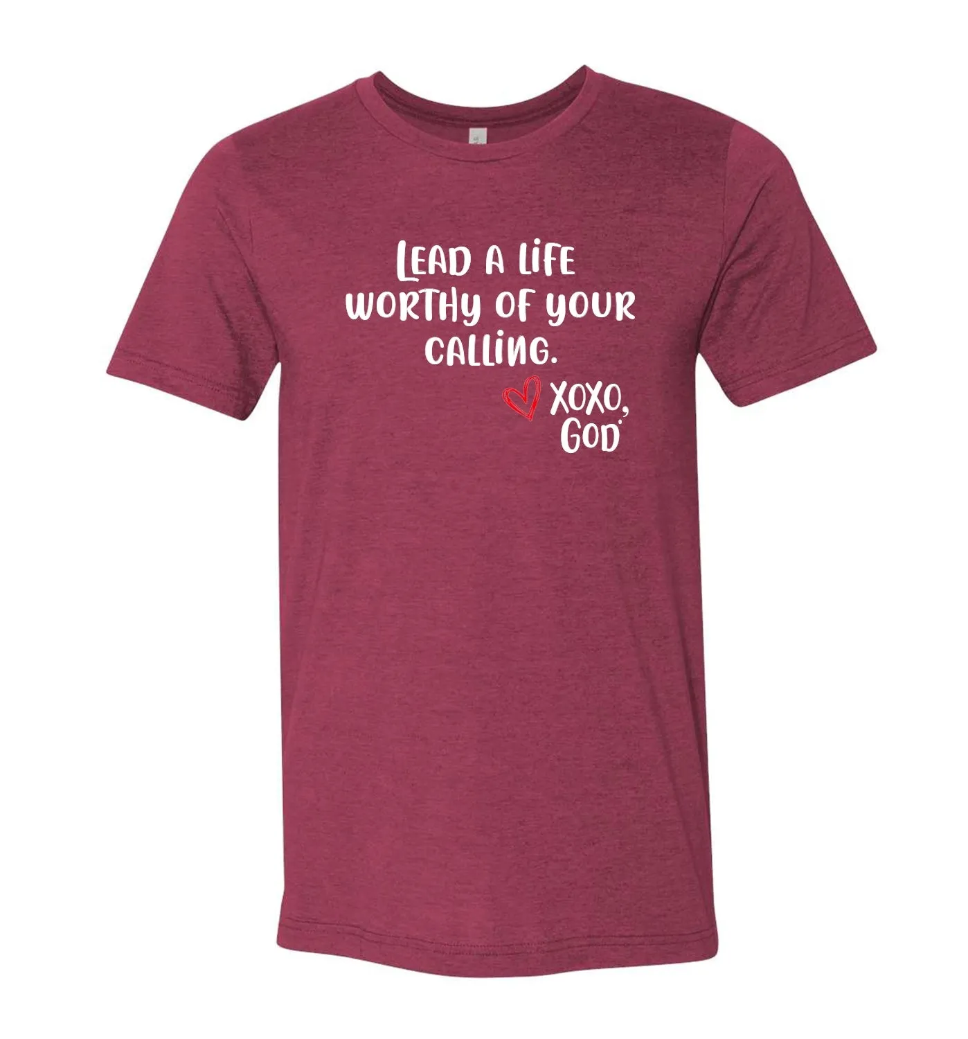 "Food For His Children" Unisex Tee - Lead a life worthy of your calling.