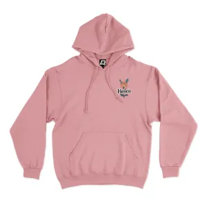 "Haven" Fleece Hoodie Light Pink