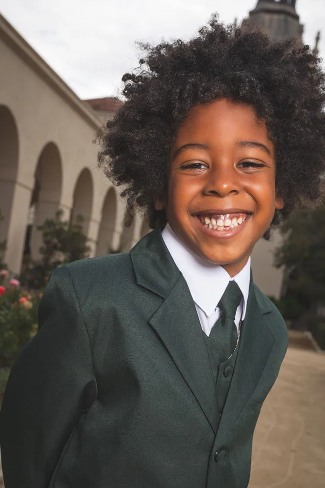 "Joey" Kids Olive Suit 5-Piece Set