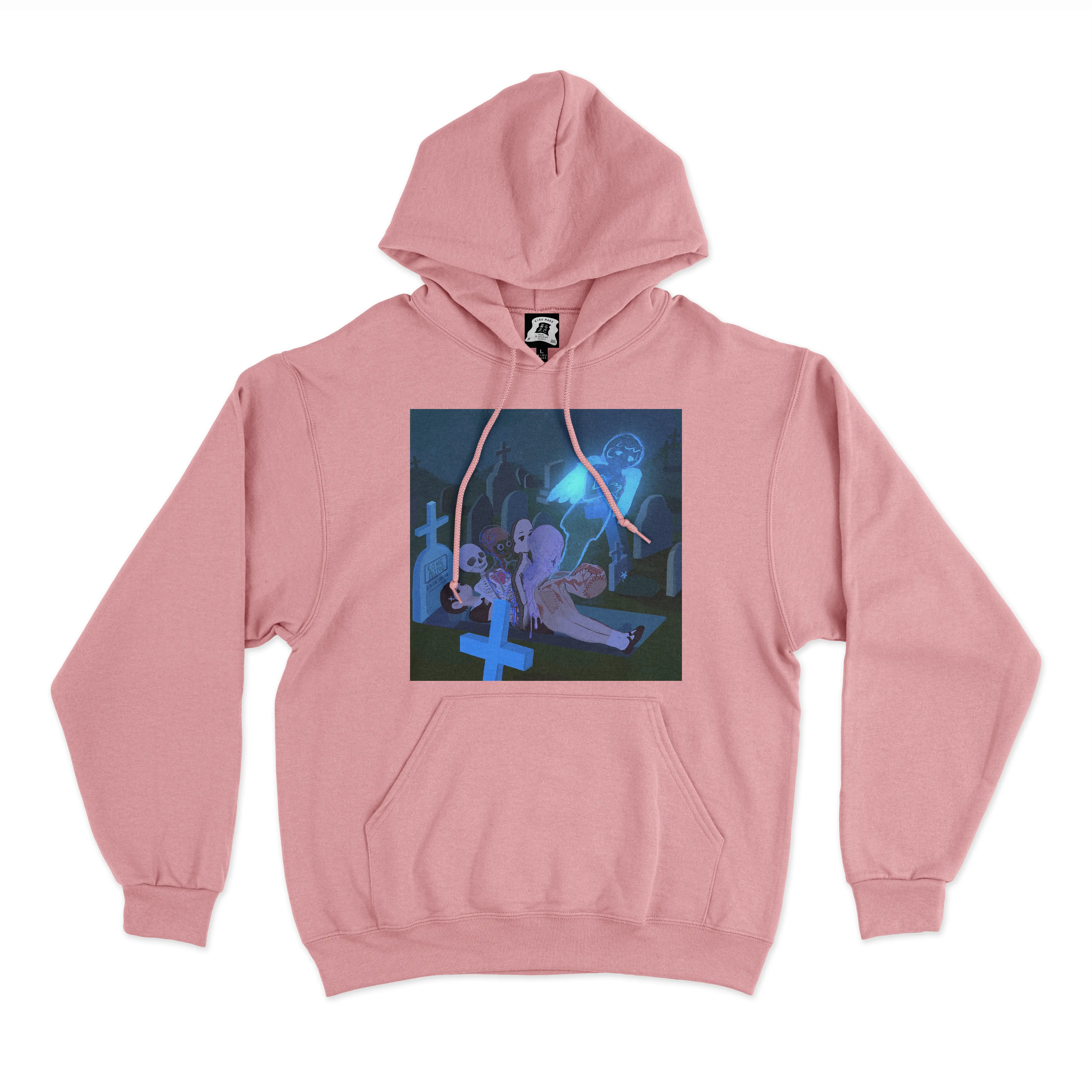 "The Conjuring" Fleece Hoodie Light Pink