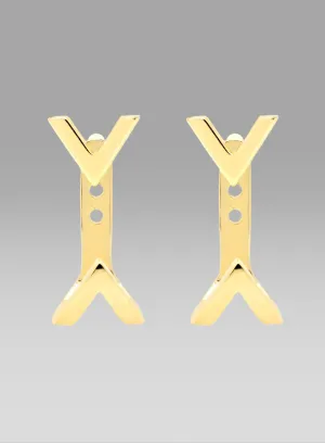 RACHEL KATZ | Dagger Studs With Ear Jackets