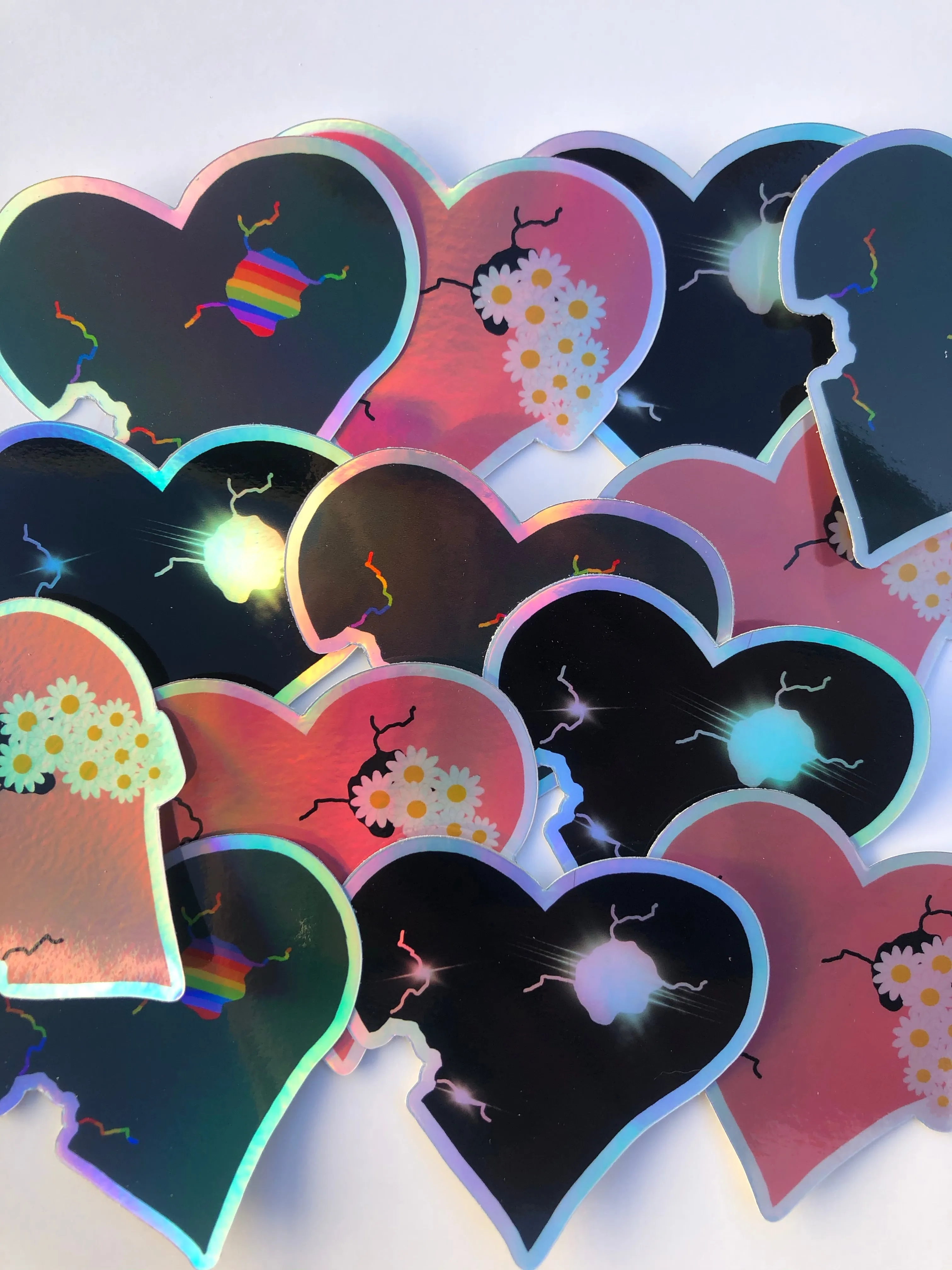 Rainbow Resilient Heart Sticker