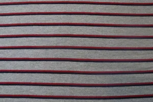 Red and Blue Striped Fleece