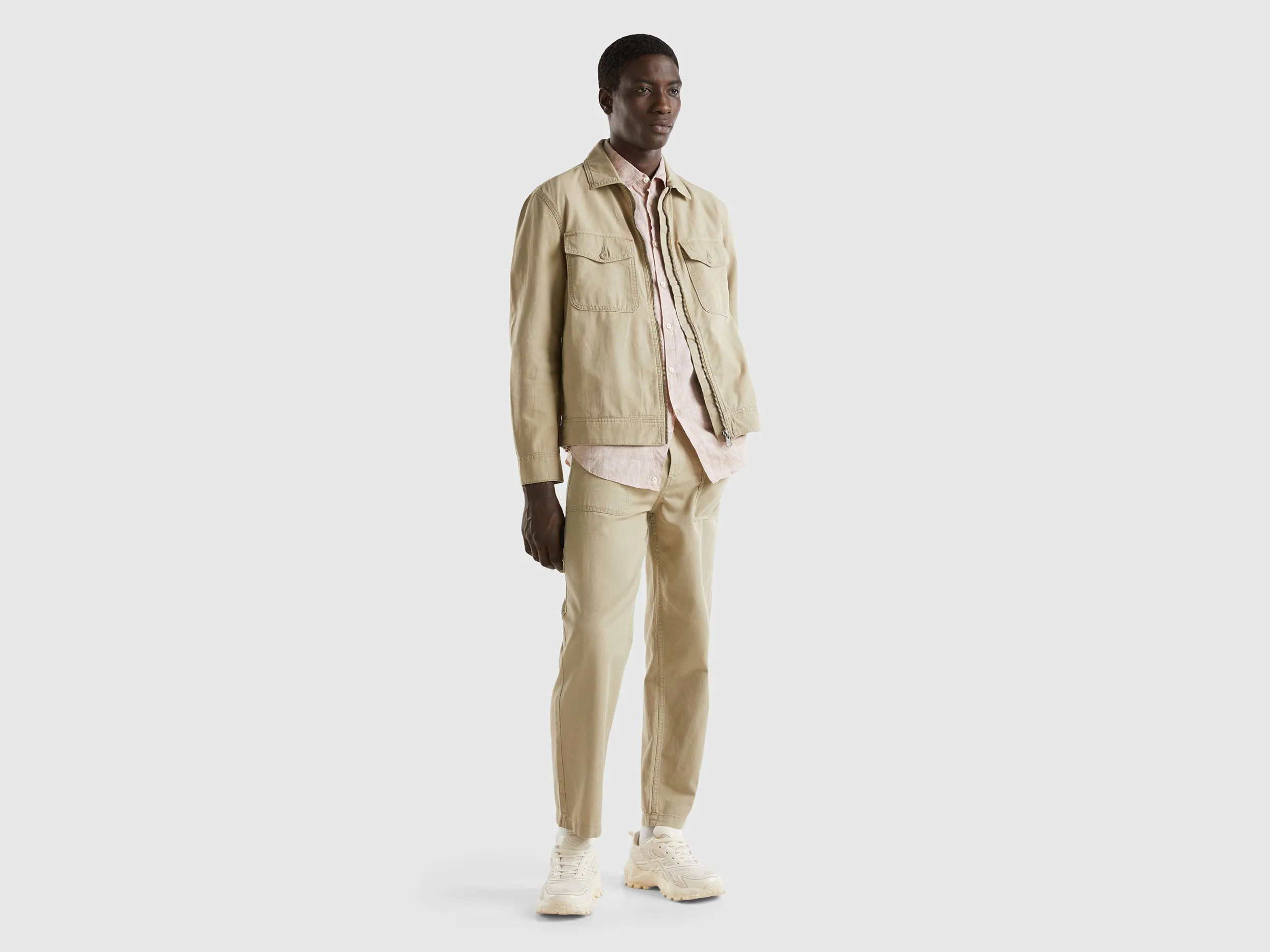 Regular Fit Solid Jacket