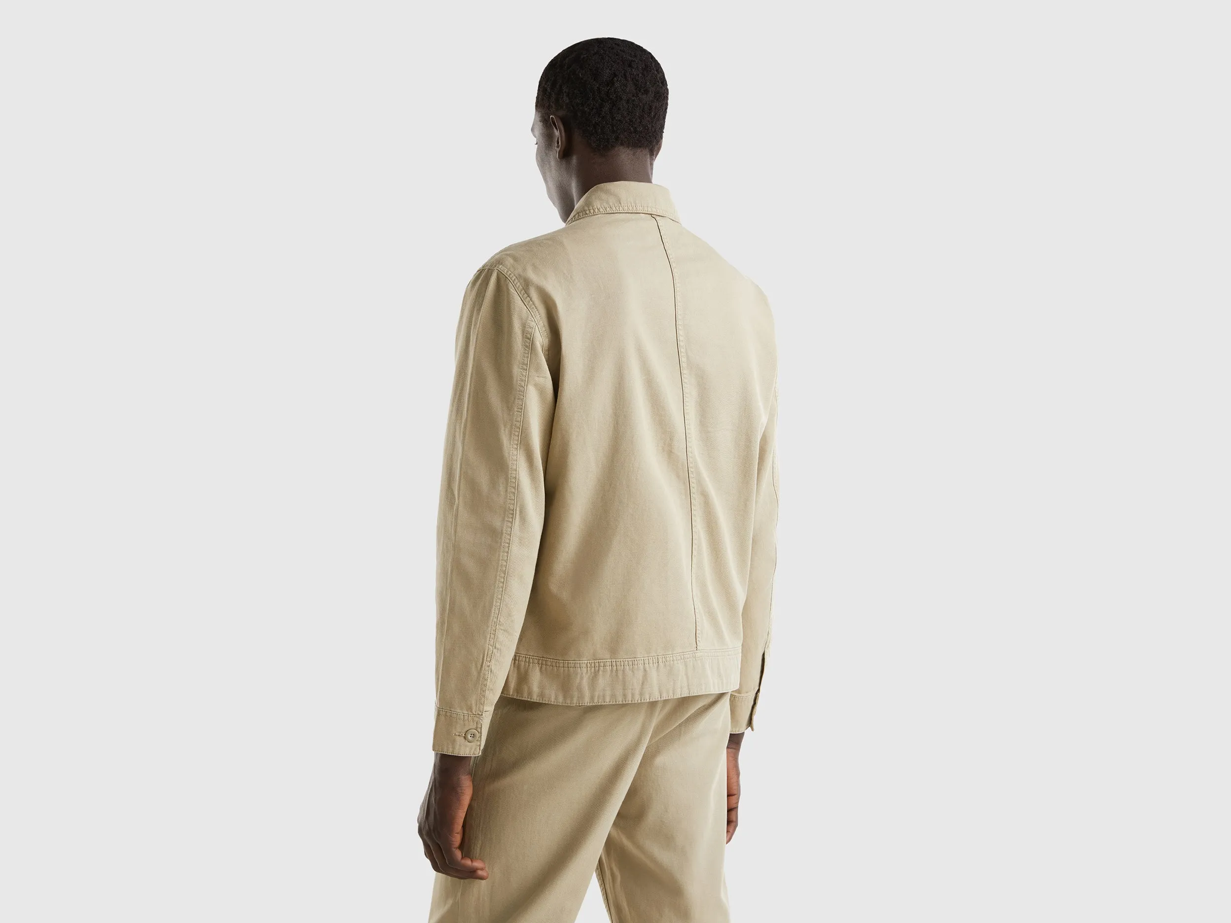 Regular Fit Solid Jacket