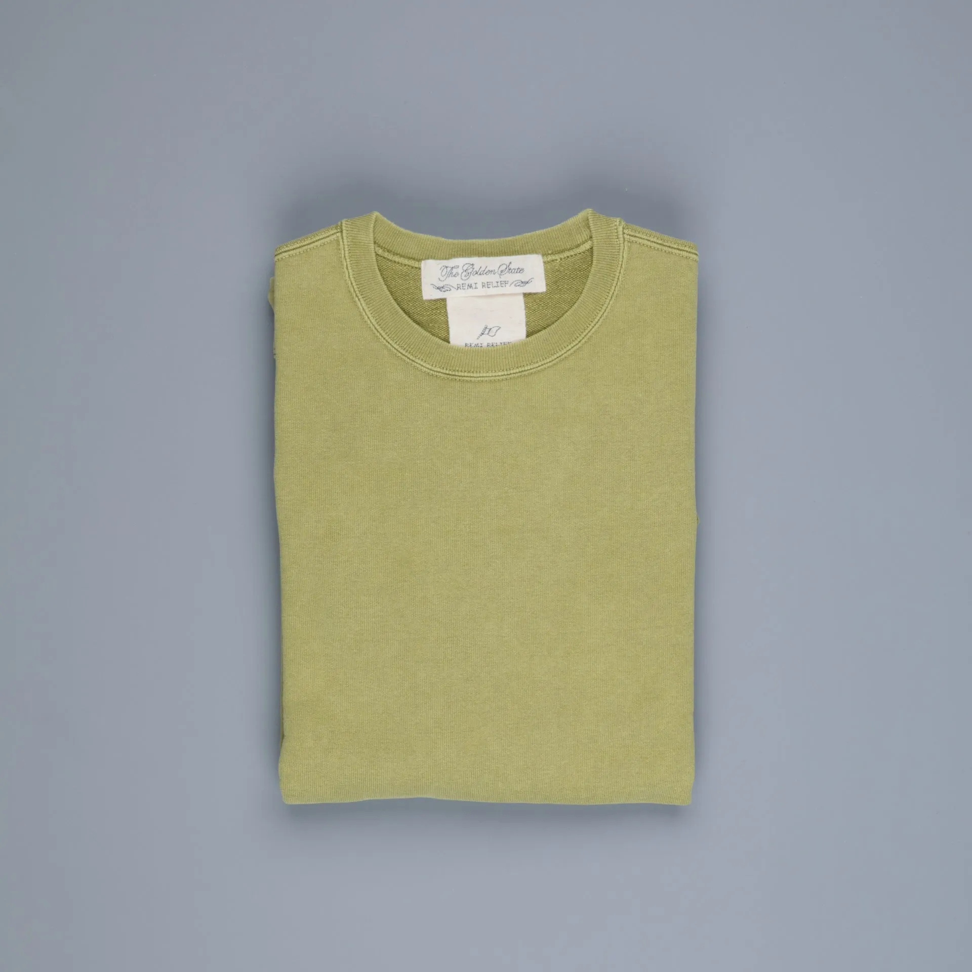 Remi Relief Outdoor Special Finish Fleece Crewneck M. Green