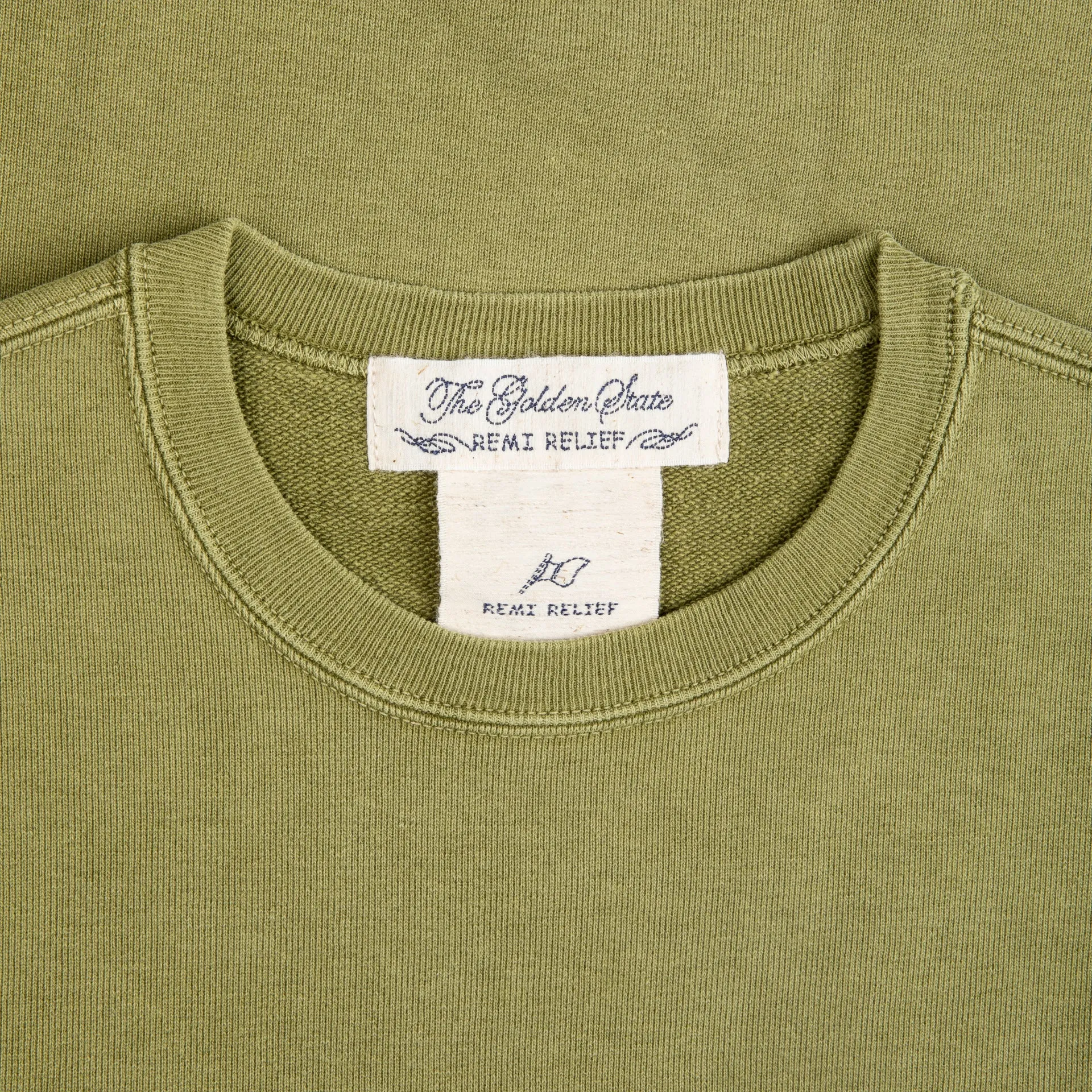 Remi Relief Outdoor Special Finish Fleece Crewneck M. Green