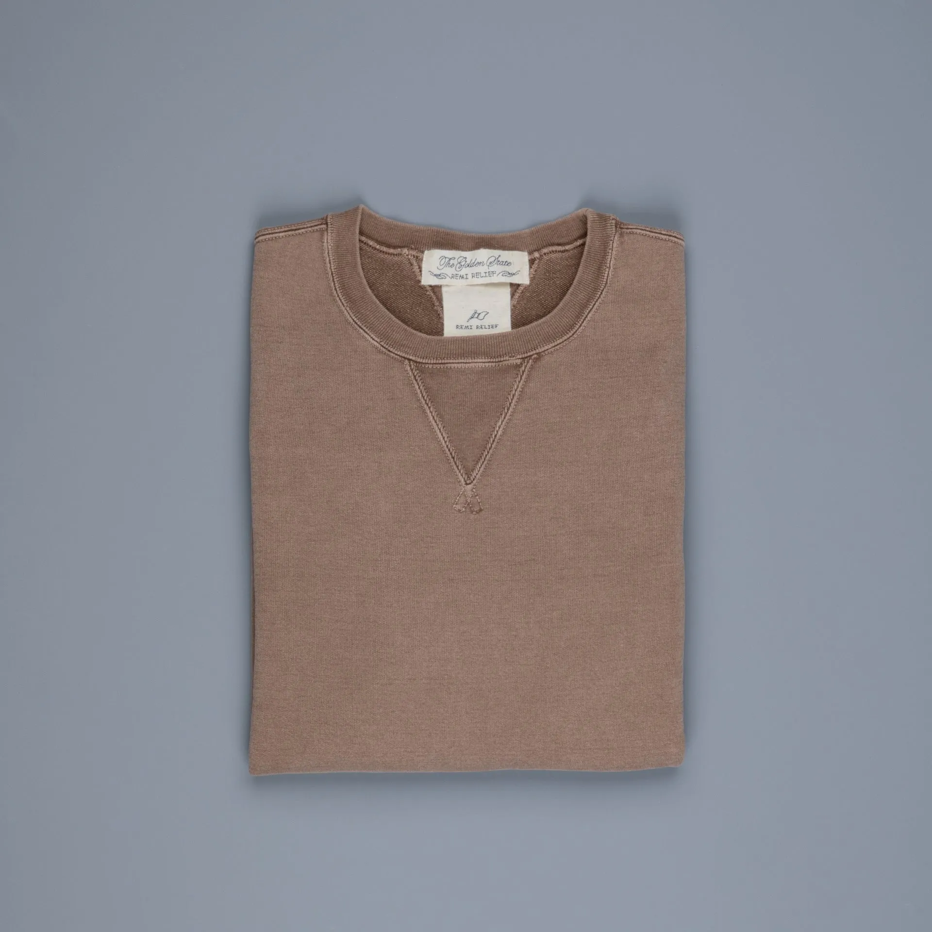 Remi Relief Special Finish Fleece Crewneck Brown