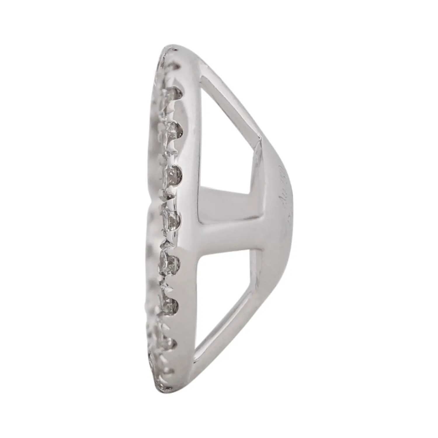 Removable Pave Diamond Jackets (For 2 carat diamond studs)