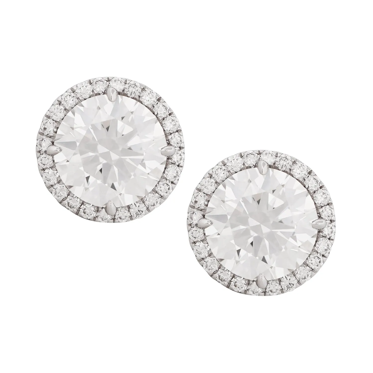 Removable Pave Diamond Jackets (For 2 carat diamond studs)