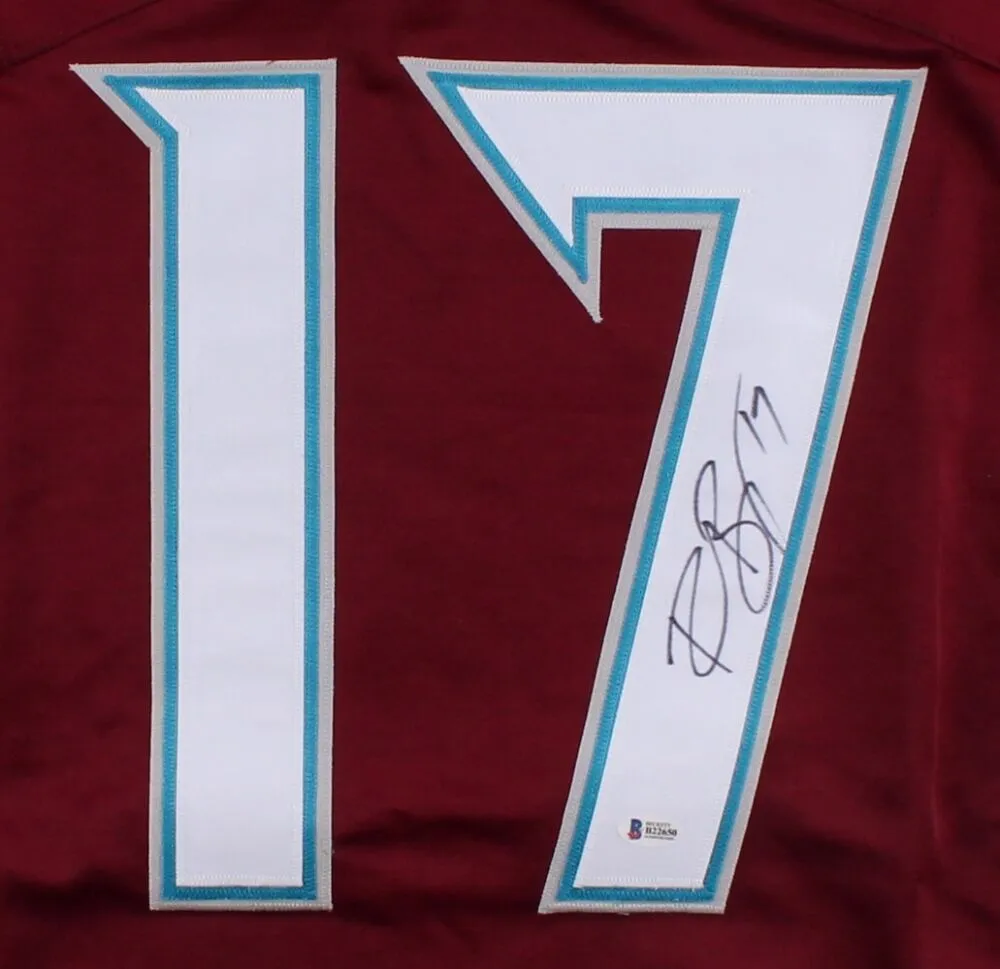 Rene Bourque Signed Avalanche Jersey (Beckett) Playing career 2004-present