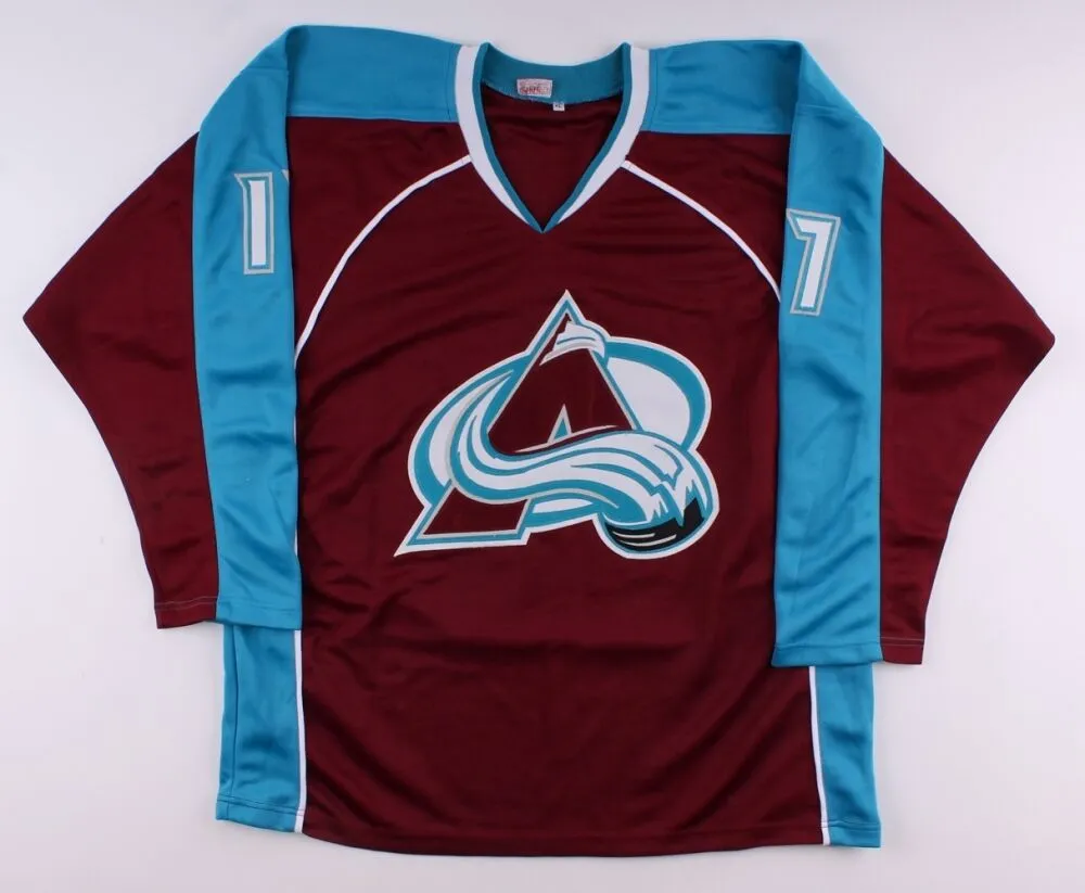 Rene Bourque Signed Avalanche Jersey (Beckett) Playing career 2004-present