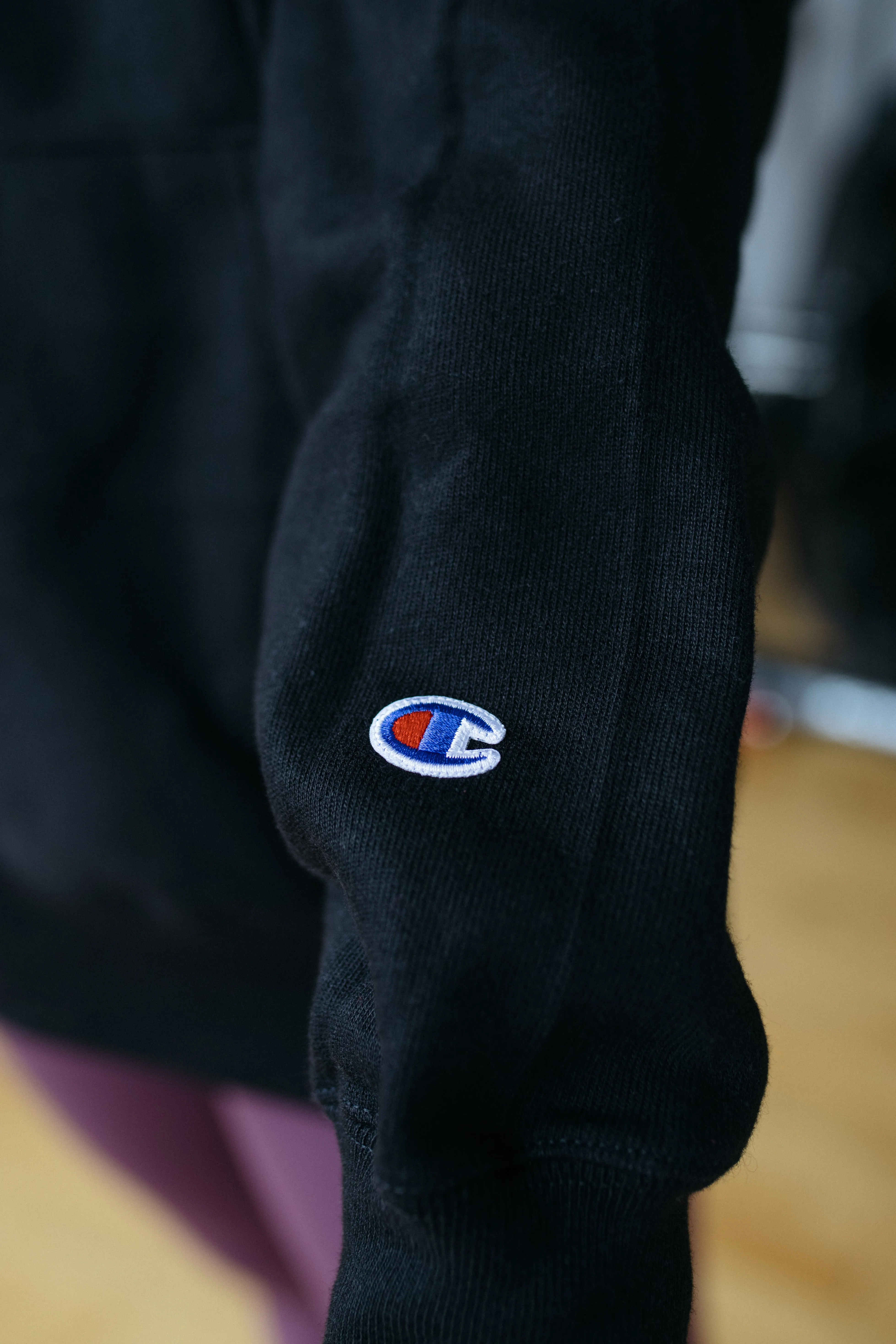Revolution x Buffalo Sweats Harder Champion Hoodie - White Print