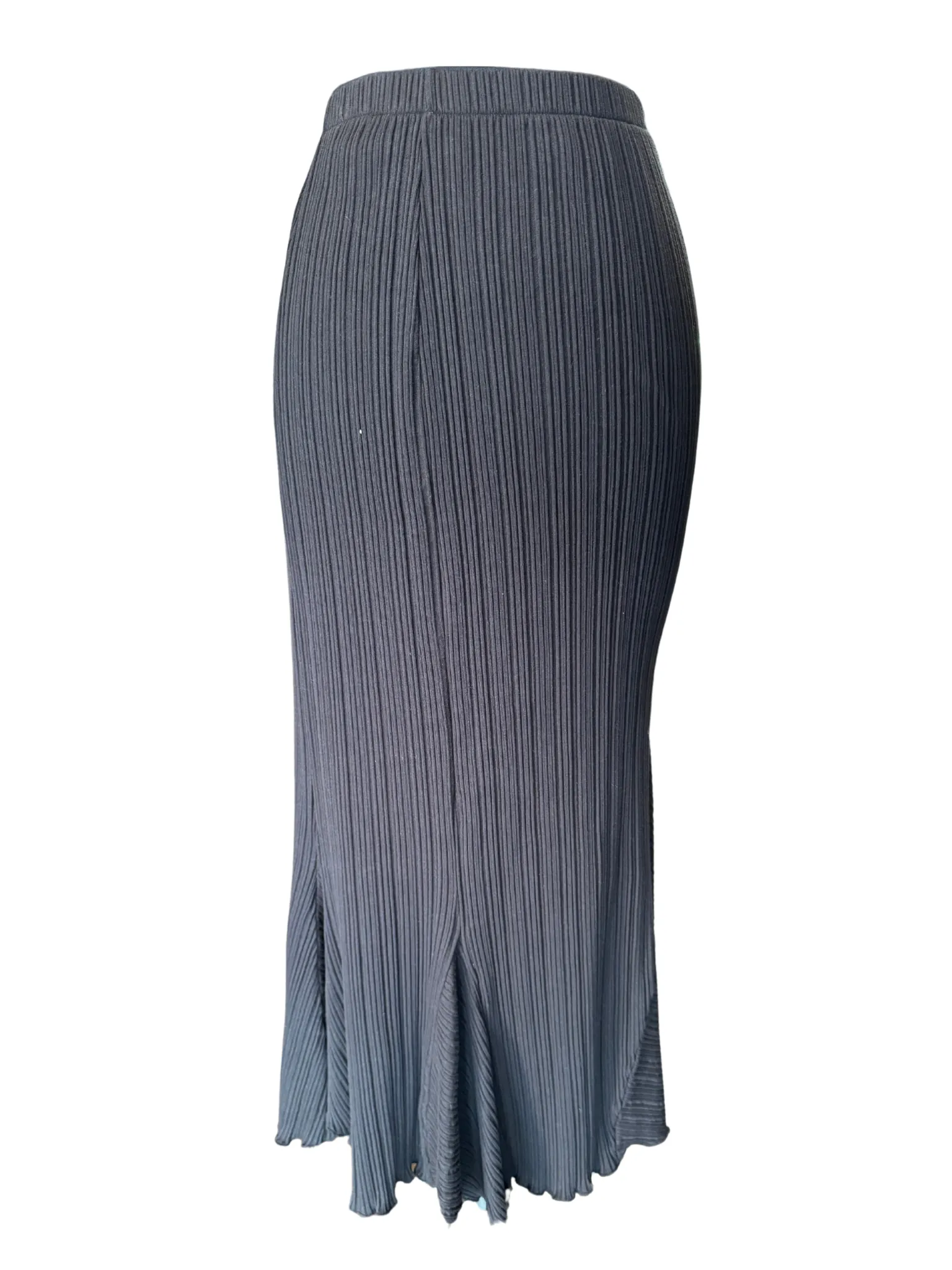 Ribbed Flair Skirt