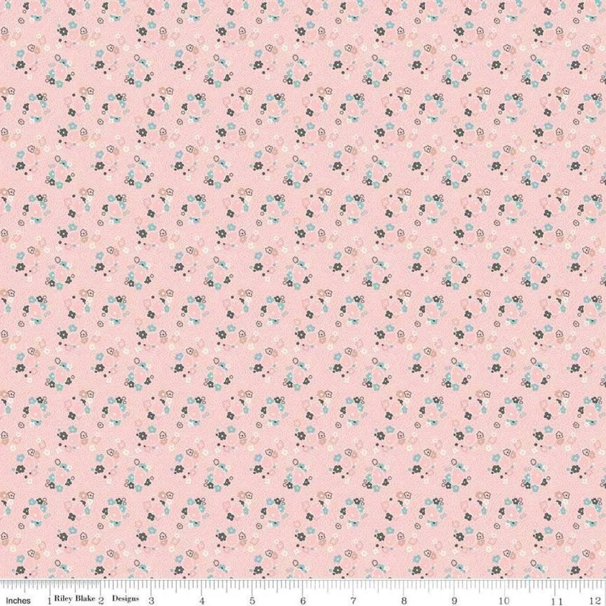 Riley Blake -  Abbie - Daisy - Pink