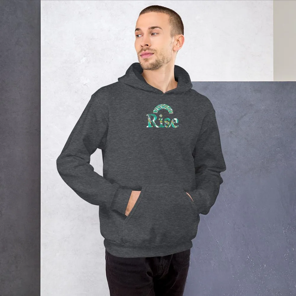 Rise African Print Unisex Hoodie