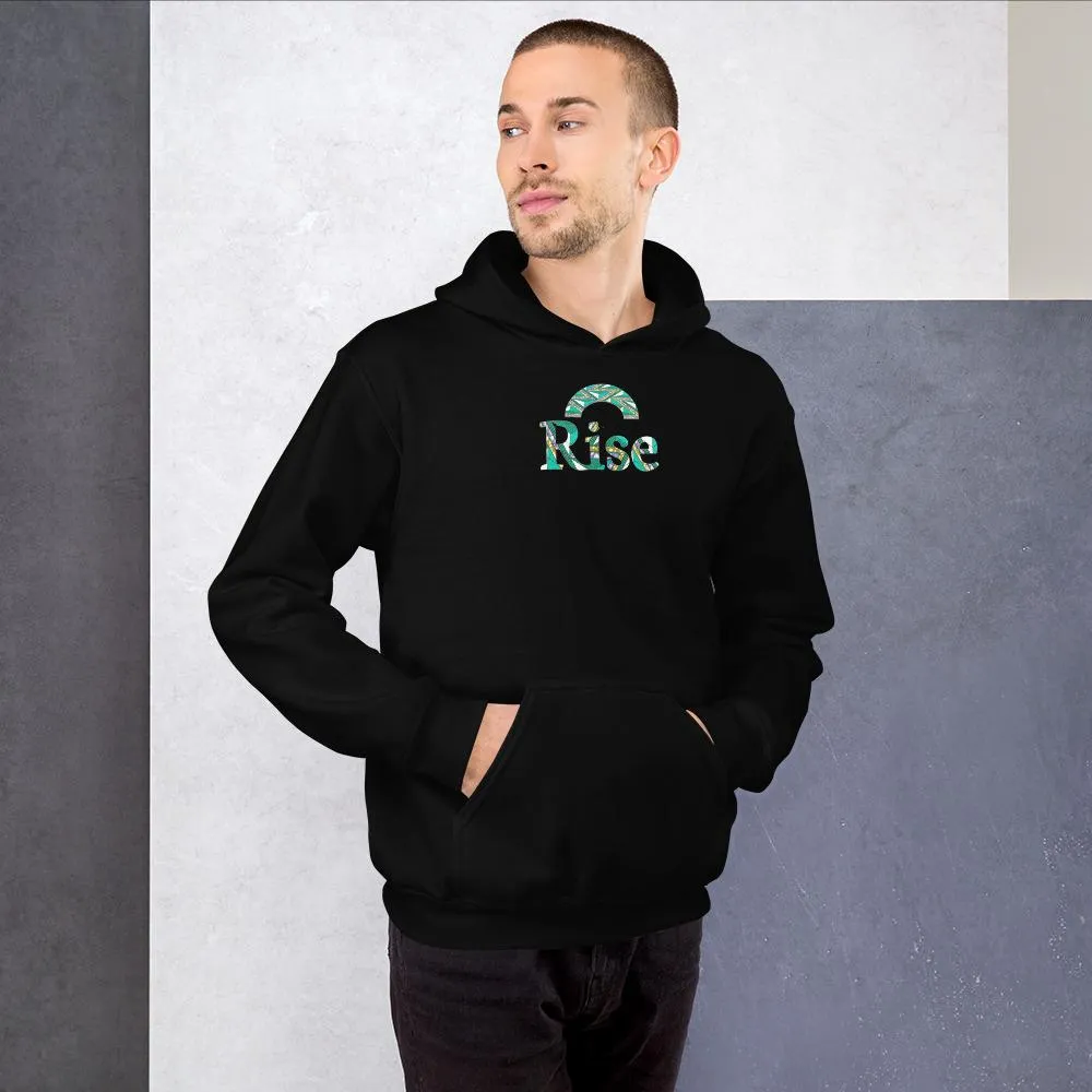 Rise African Print Unisex Hoodie