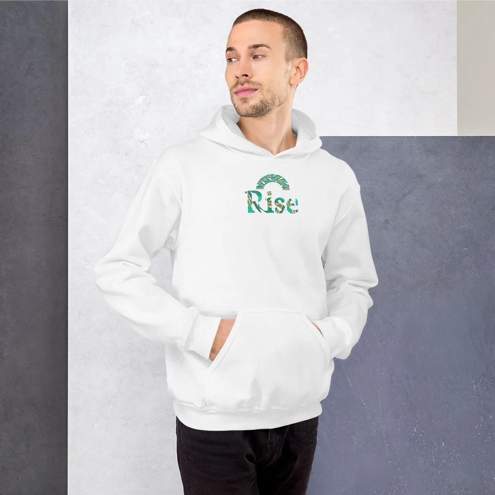 Rise African Print Unisex Hoodie