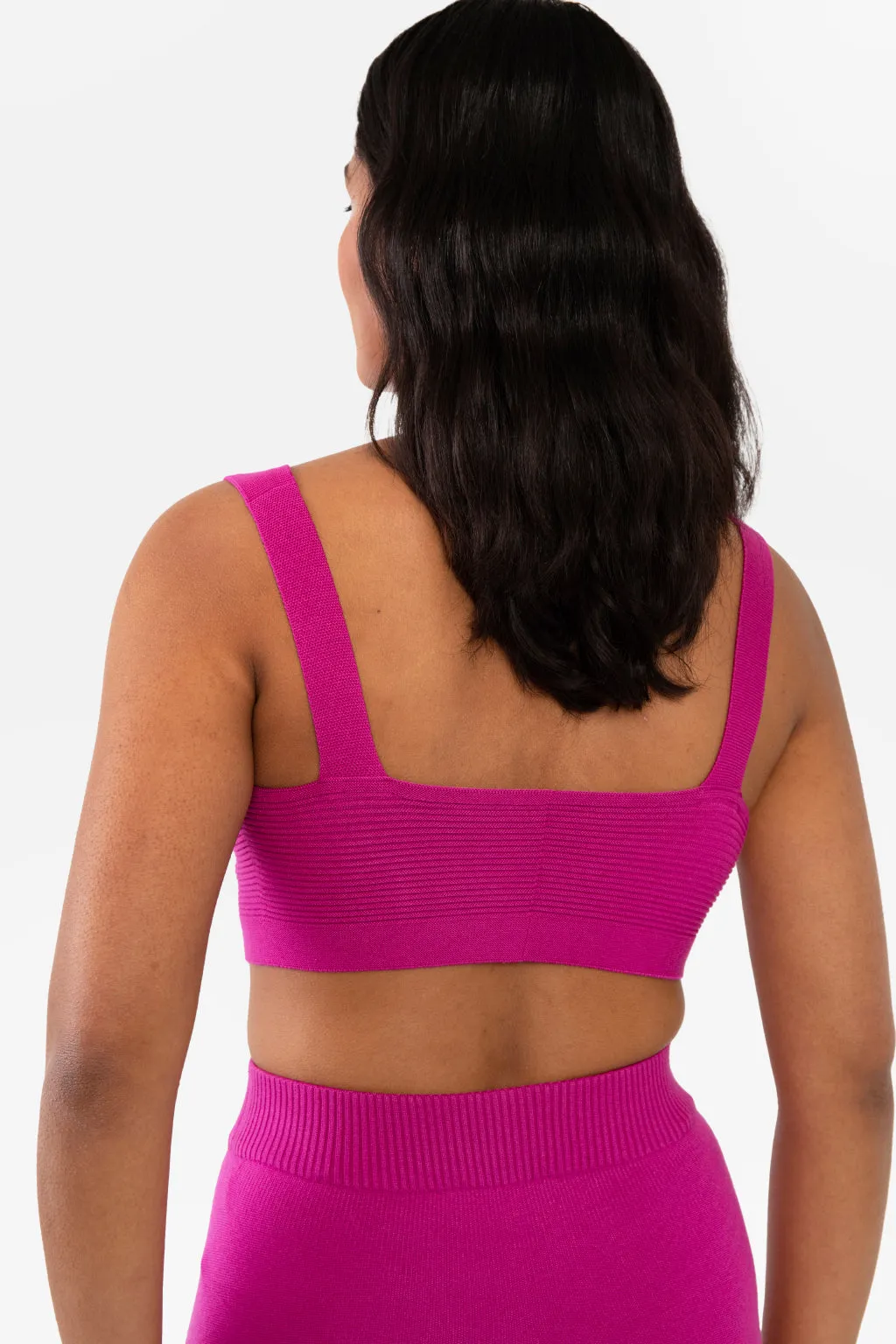 ROSE BRALETTE TOP - CHARCOAL HEATHER GREY