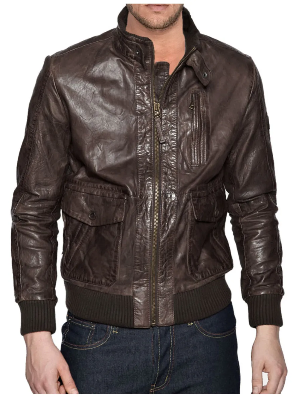 Rough Tough Sturdy Genuine Leather Jacket for Men