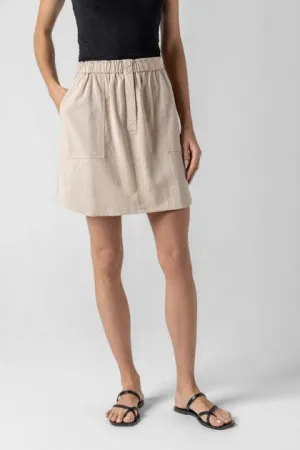 Round Hem Skirt | Flax