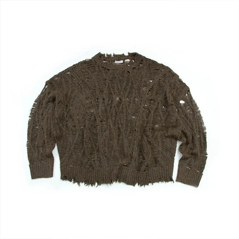 Rover Distressed Knit Sweater