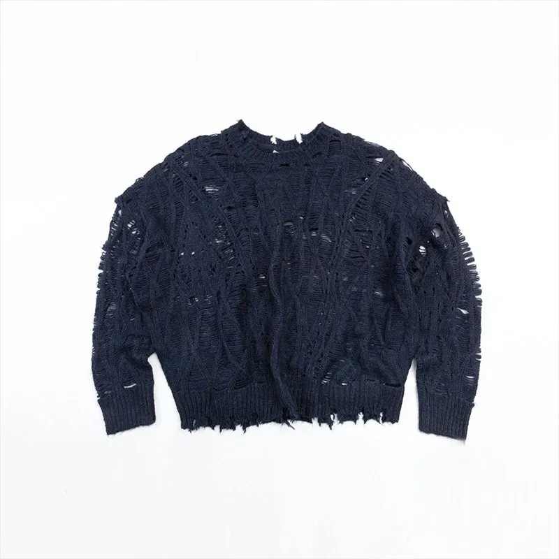 Rover Distressed Knit Sweater
