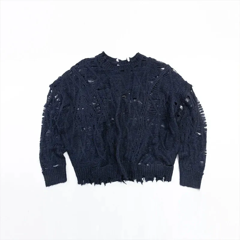 Rover Distressed Knit Sweater
