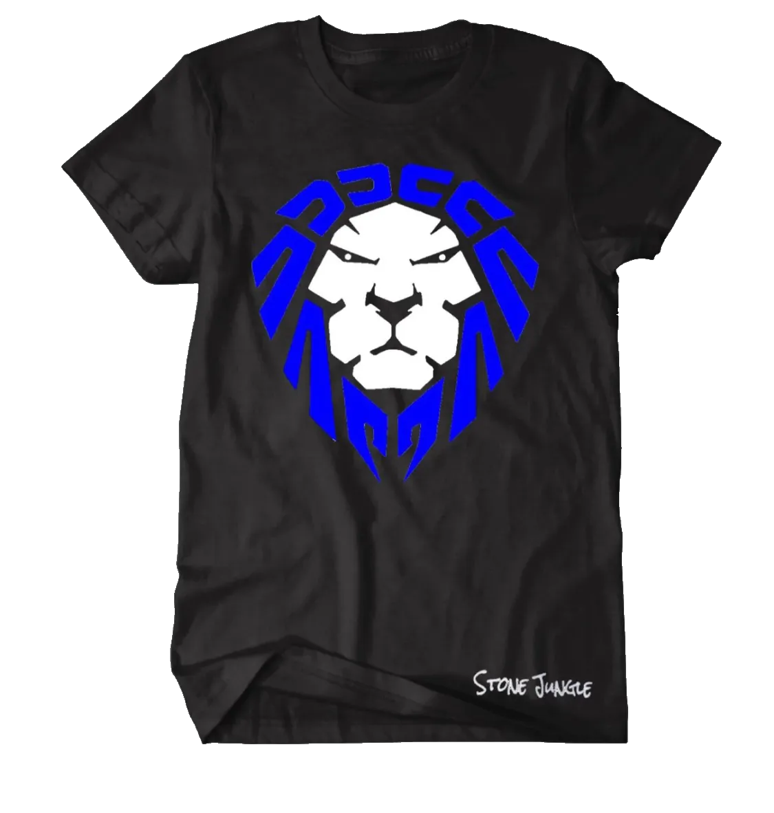 ROYAL/WHITE LION BLACK TEE