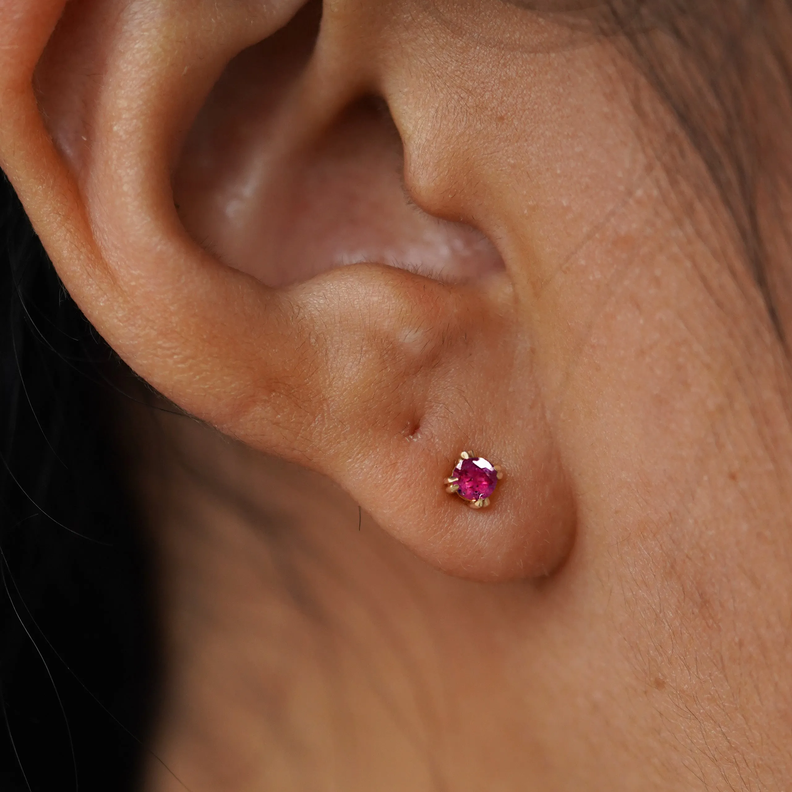 Ruby Earring