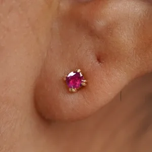 Ruby Earring