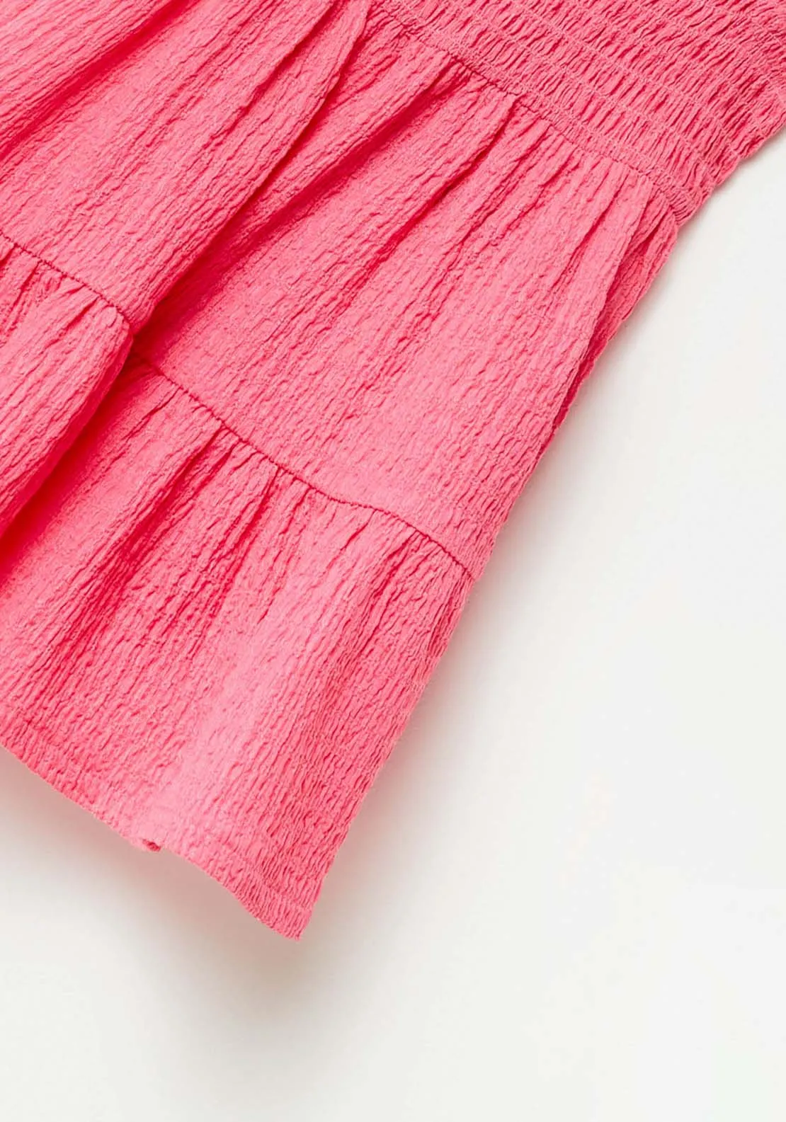 Ruffle Detailed Dress - Pink