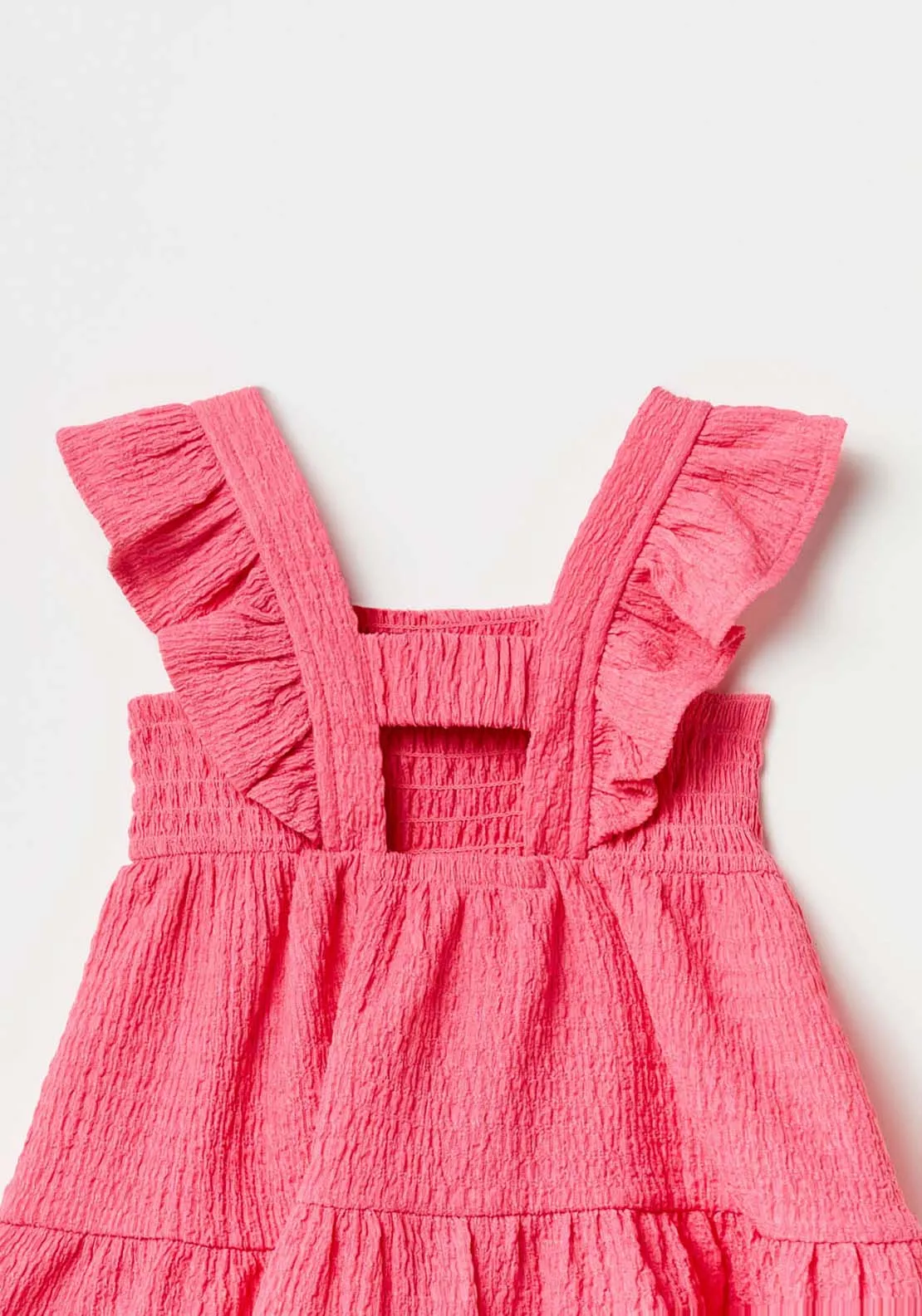 Ruffle Detailed Dress - Pink