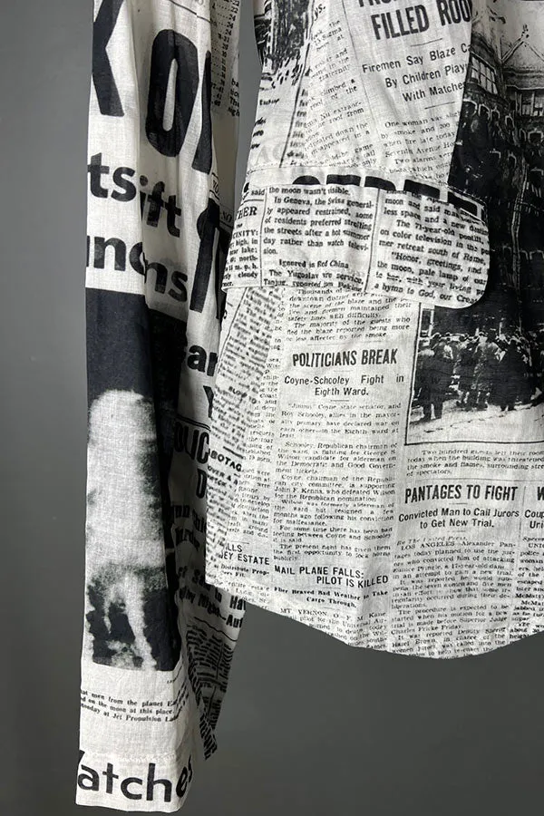 Rundholz DIP Moon Landing News Print Jacket