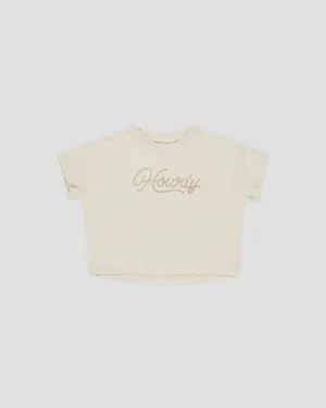 Rylee & Cru - Boxy Tee - Howdy