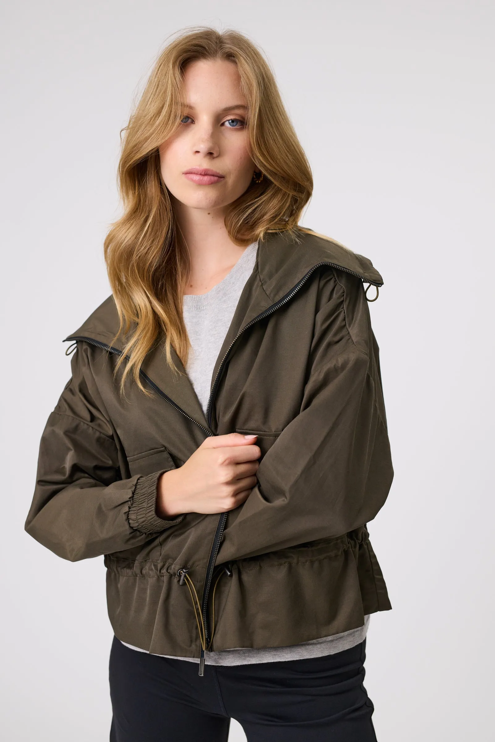Sahara Utility Jacket - Dark Olive