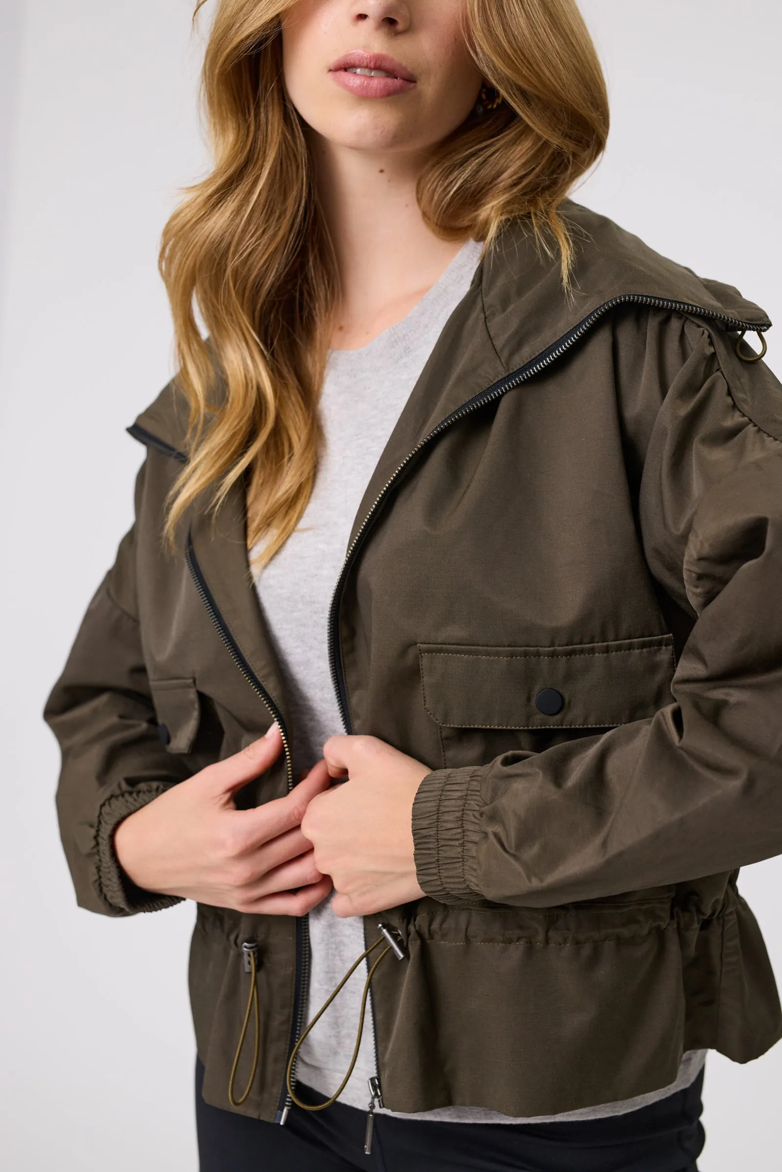 Sahara Utility Jacket - Dark Olive