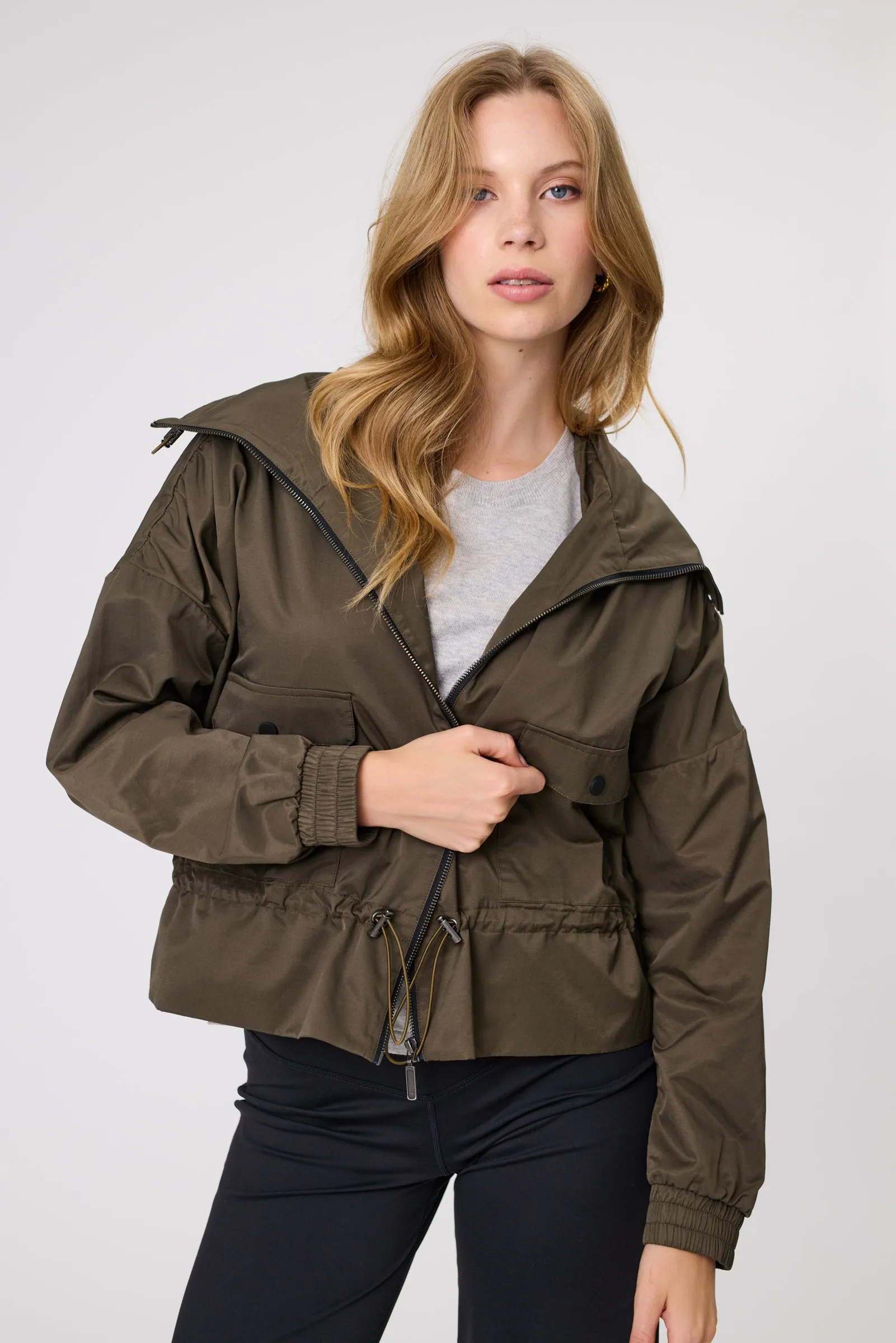 Sahara Utility Jacket - Dark Olive