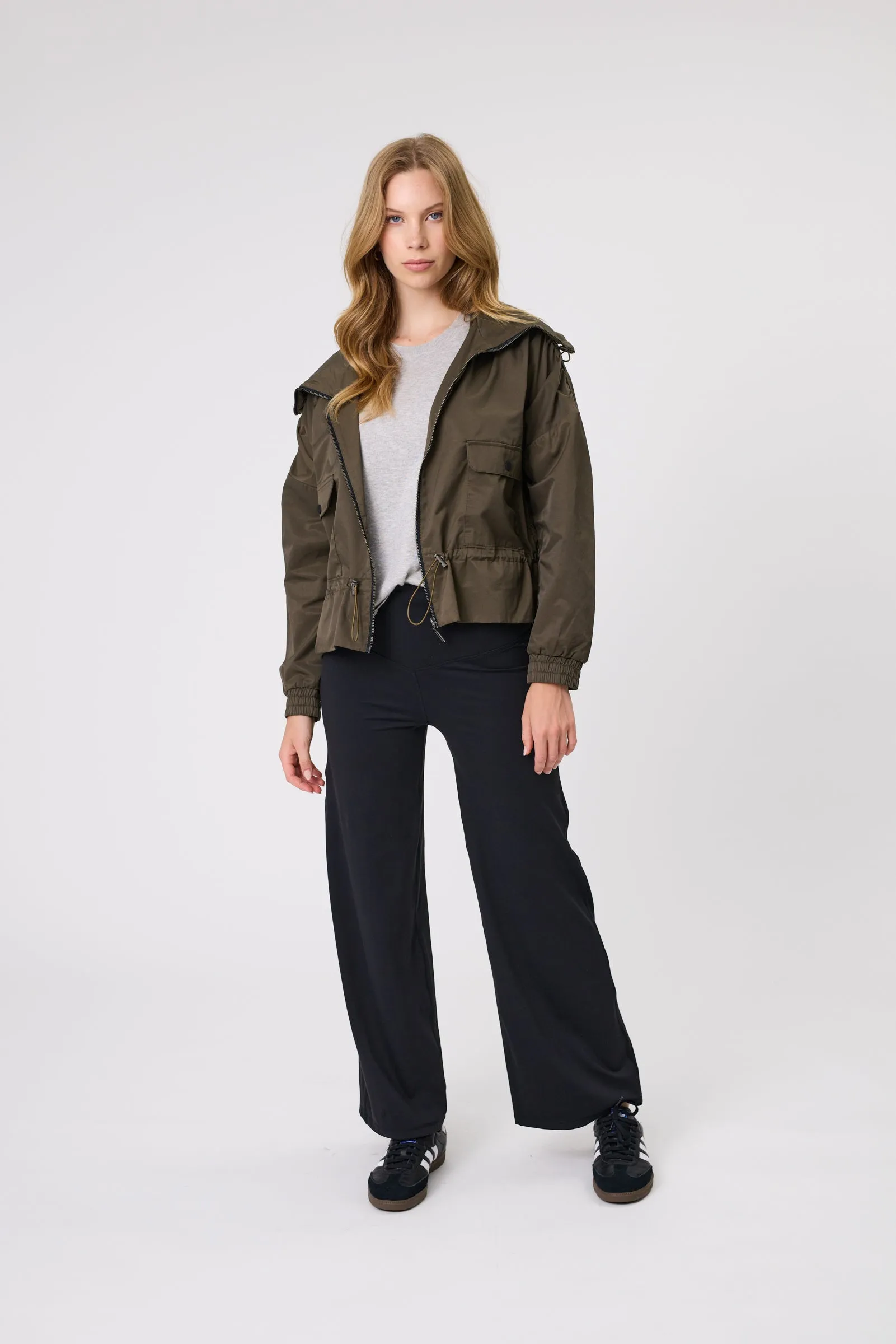 Sahara Utility Jacket - Dark Olive