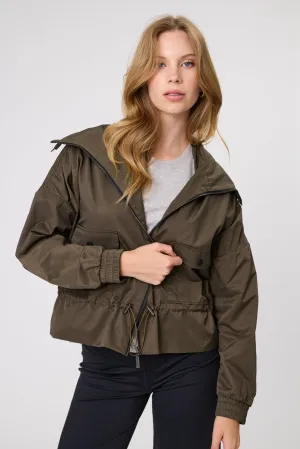 Sahara Utility Jacket - Dark Olive