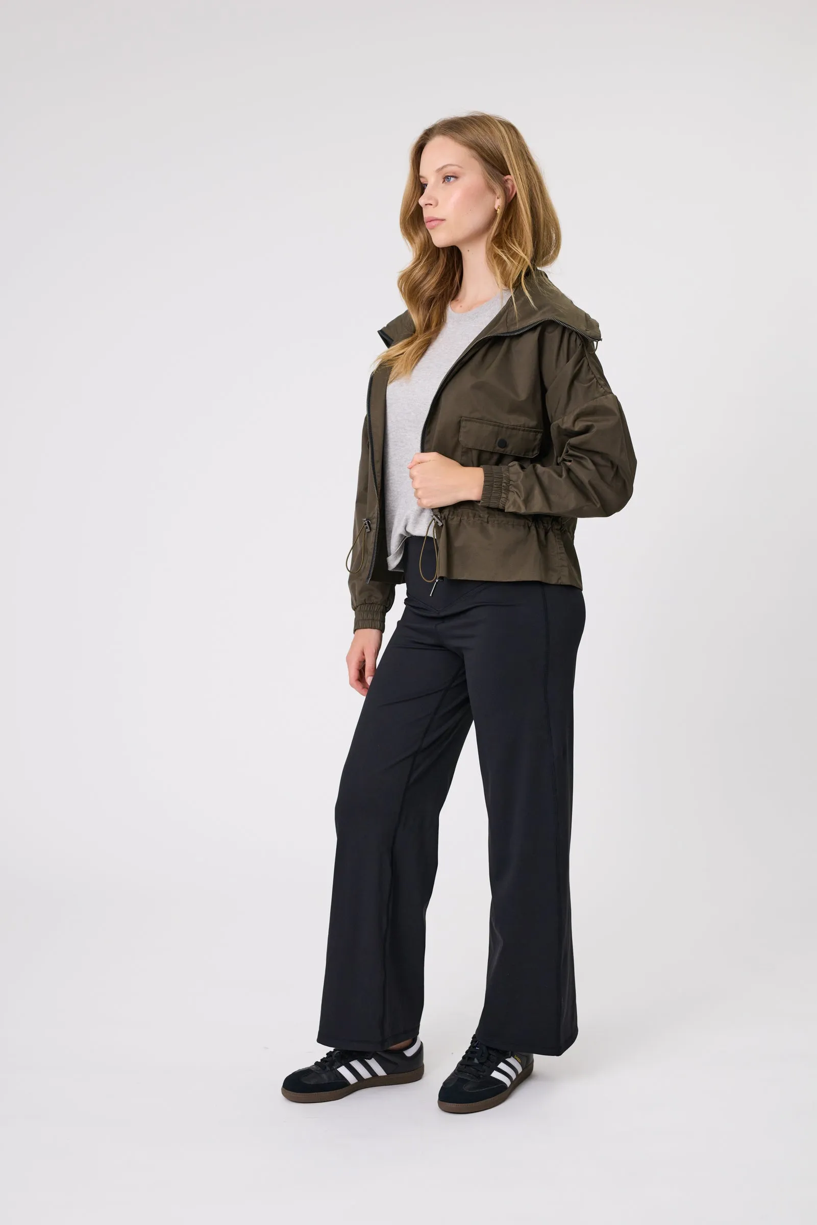 Sahara Utility Jacket - Dark Olive